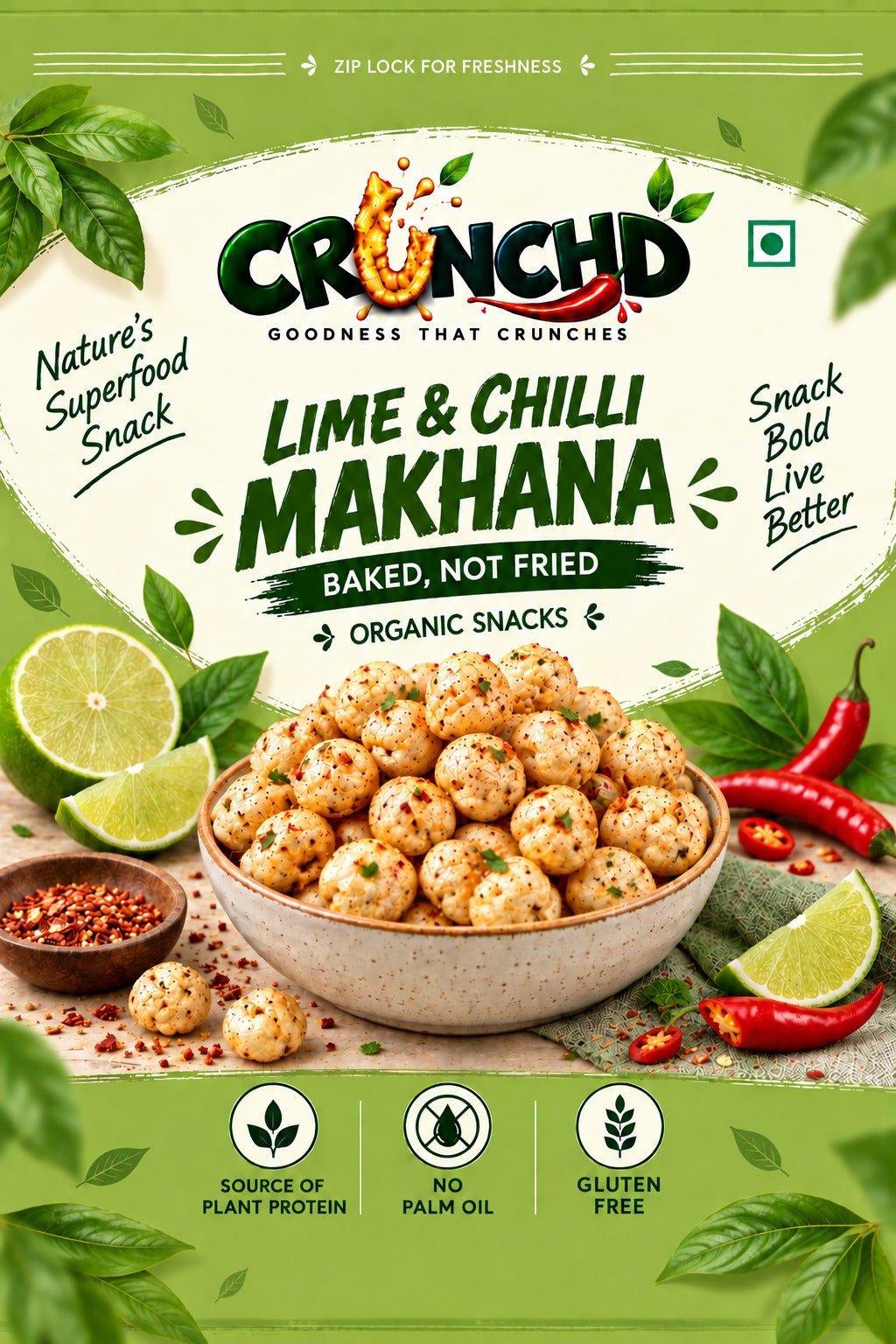 lime & chilli Makhana